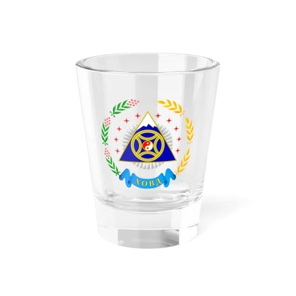 Mn coa khovd aimag 2014 (Mongolia) (Coat of Arms) Shot Glass 1.5oz 1.5oz - Go Mug Yourself