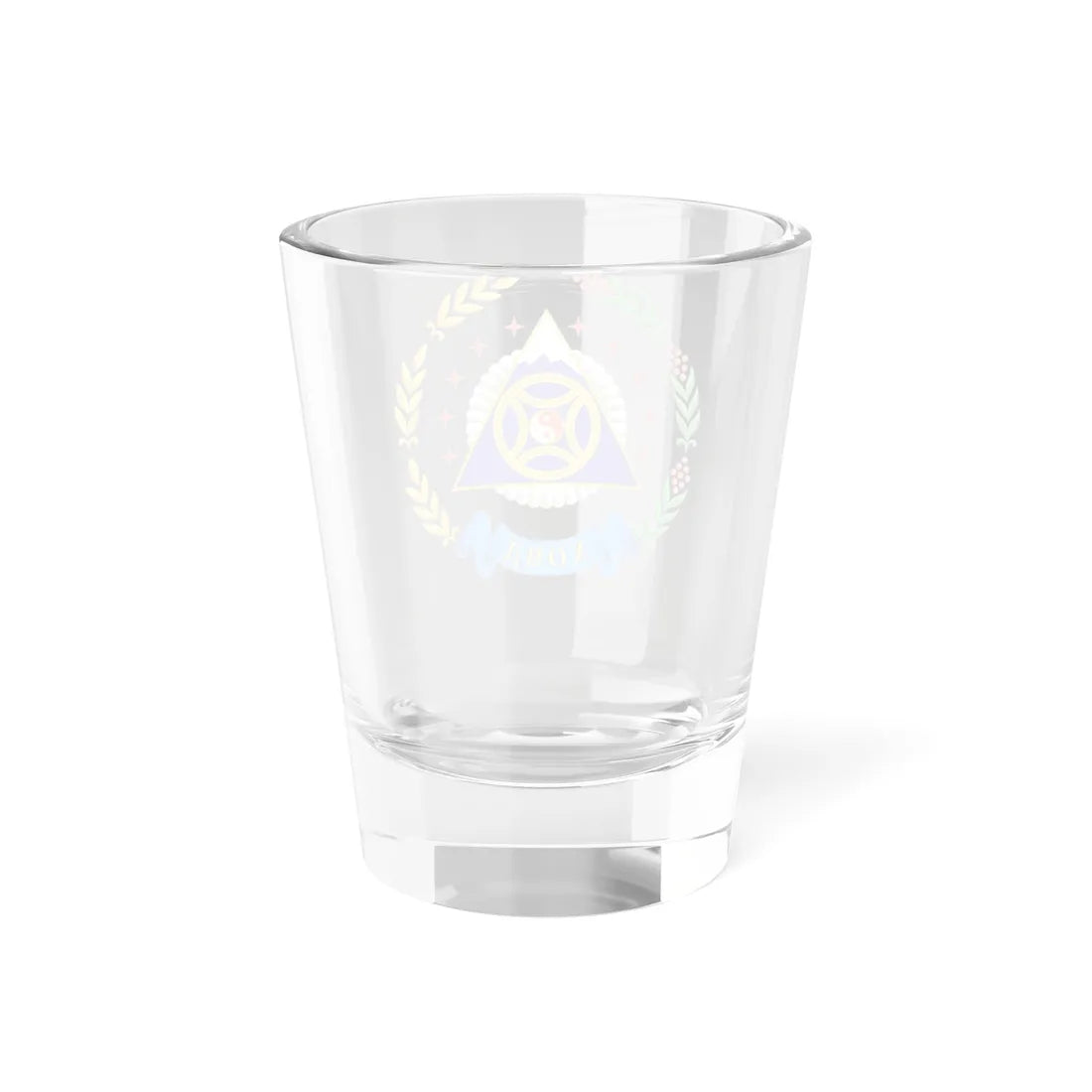 Mn coa khovd aimag 2014 (Mongolia) (Coat of Arms) Shot Glass 1.5oz - Go Mug Yourself