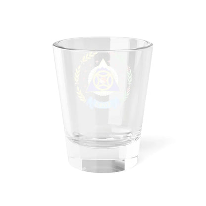 Mn coa khovd aimag 2014 (Mongolia) (Coat of Arms) Shot Glass 1.5oz - Go Mug Yourself