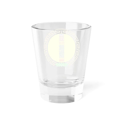 Mn coa khövsgöl aimag 2014 (Mongolia) (Coat of Arms) Shot Glass 1.5oz - Go Mug Yourself
