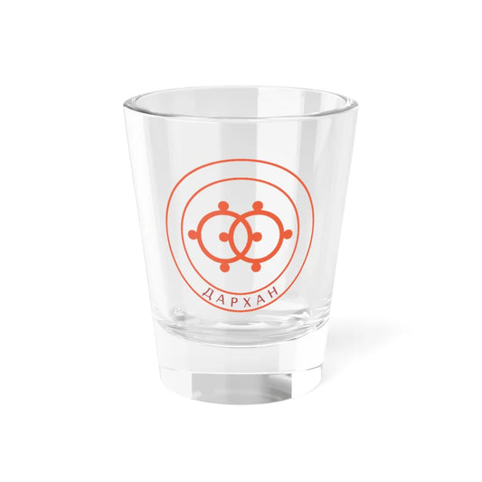 Mn coa of darkhan aymag (Mongolia) (Coat of Arms) Shot Glass 1.5oz 1.5oz - Go Mug Yourself