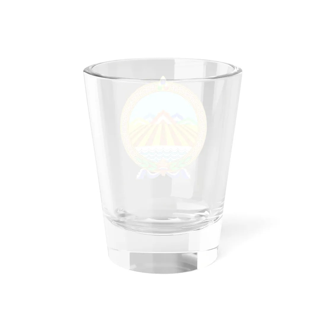 Mn coa selenge aimag 1999 (Mongolia) (Coat of Arms) Shot Glass 1.5oz - Go Mug Yourself