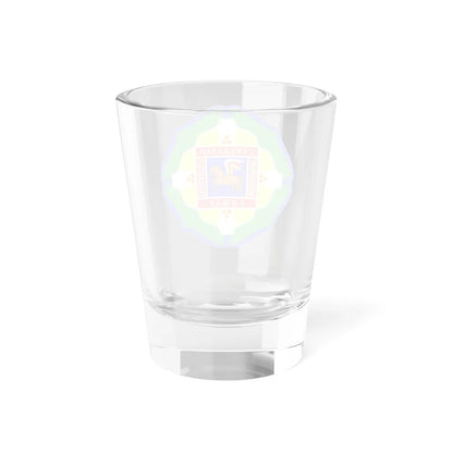 Mn coa sükhbaatar aimag (Mongolia) (Coat of Arms) Shot Glass 1.5oz - Go Mug Yourself