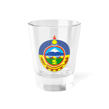 Mn coa uvs aimag 1999 (Mongolia) (Coat of Arms) Shot Glass 1.5oz 1.5oz - Go Mug Yourself