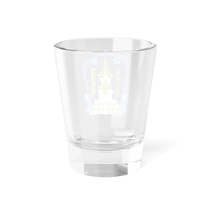 Mn coa övörkhangai aimag Workaround (Mongolia) (Coat of Arms) Shot Glass 1.5oz - Go Mug Yourself