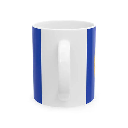 Mn flag arkhangai aimag 2014 (Mongolia) White Coffee Mug - Go Mug Yourself
