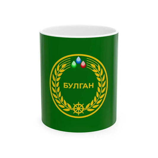 Mn flag bulgan aimag 2022 (Mongolia) White Coffee Mug 11oz - Go Mug Yourself