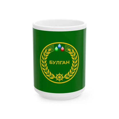 Mn flag bulgan aimag 2022 (Mongolia) White Coffee Mug 15oz - Go Mug Yourself