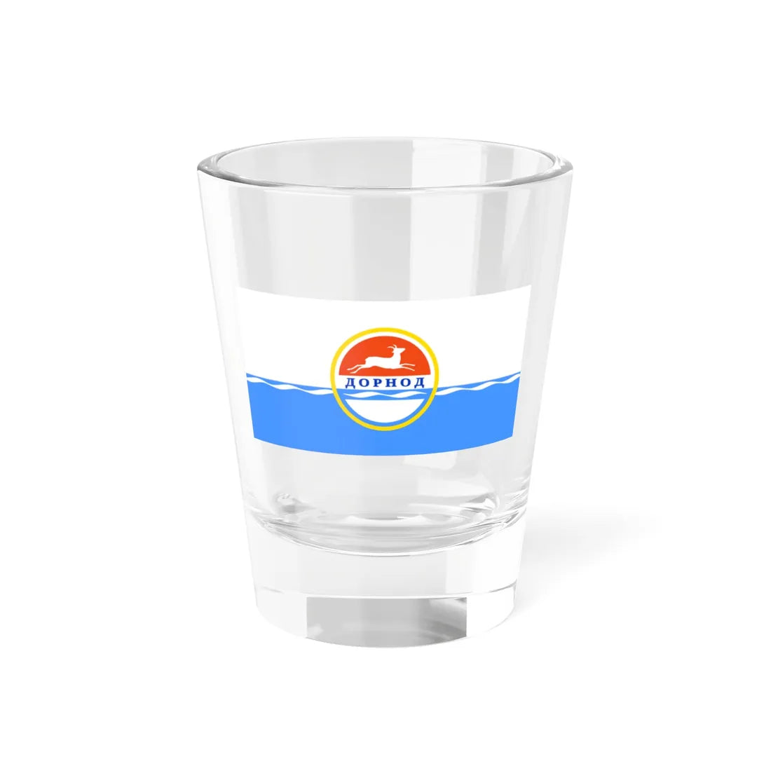 Mn flag dornod aimag 2001 (Mongolia) Shot Glass 1.5oz 1.5oz - Go Mug Yourself