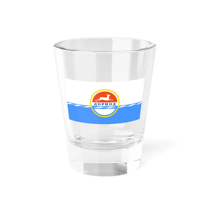 Mn flag dornod aimag 2001 (Mongolia) Shot Glass 1.5oz 1.5oz - Go Mug Yourself