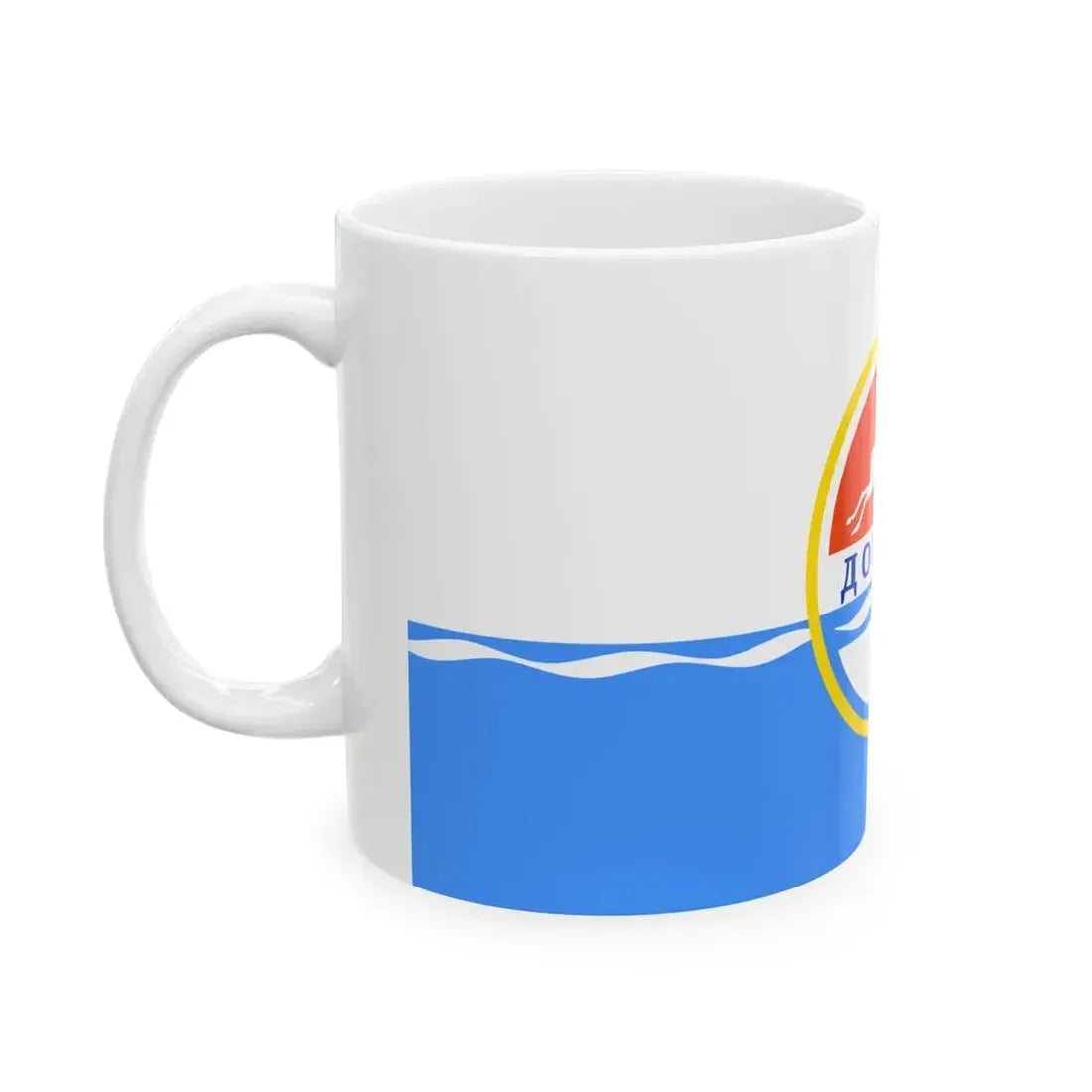 Mn flag dornod aimag 2001 (Mongolia) White Coffee Mug - Go Mug Yourself