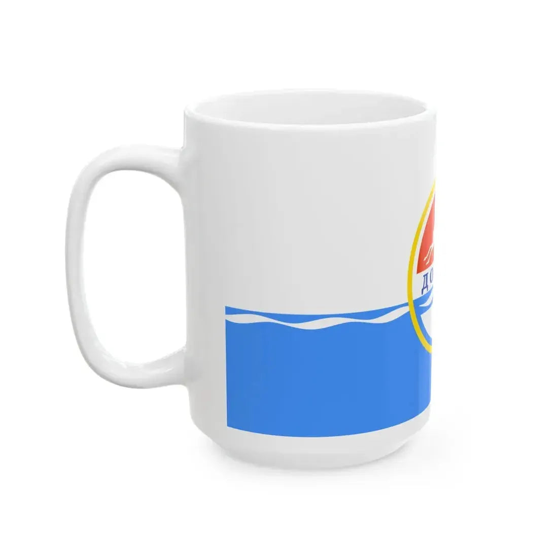 Mn flag dornod aimag 2001 (Mongolia) White Coffee Mug - Go Mug Yourself