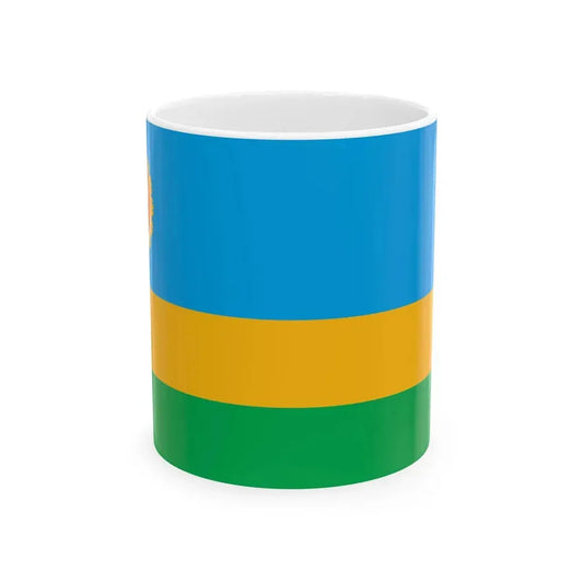 Mn flag dornogovi aimag 2011 (Mongolia) White Coffee Mug 11oz - Go Mug Yourself