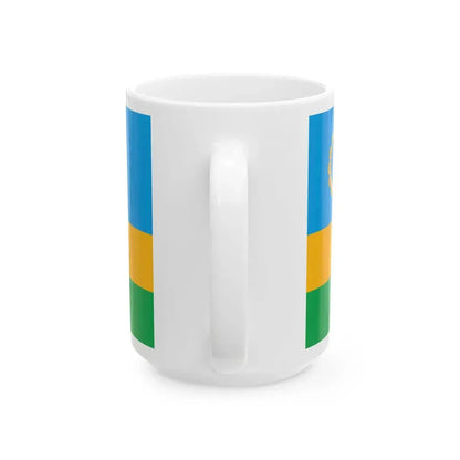 Mn flag dornogovi aimag 2011 (Mongolia) White Coffee Mug - Go Mug Yourself