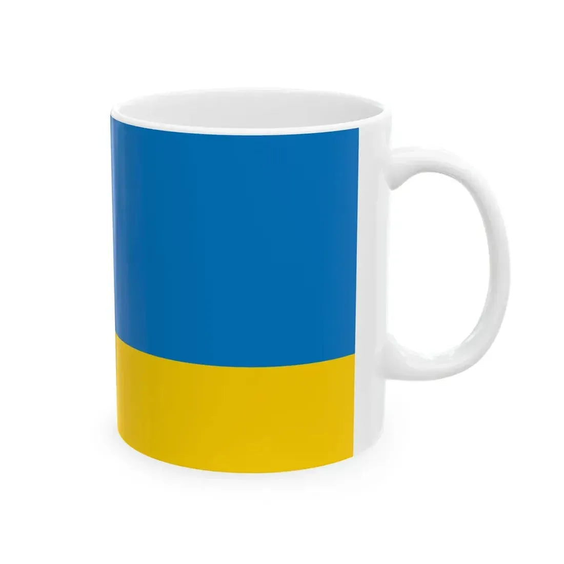 Mn flag dundgovi aimag (Mongolia) White Coffee Mug - Go Mug Yourself