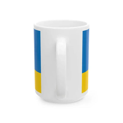 Mn flag dundgovi aimag (Mongolia) White Coffee Mug - Go Mug Yourself