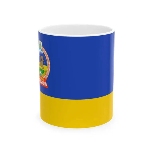 Mn flag govi-altai aimag 2011 (Mongolia) White Coffee Mug 11oz - Go Mug Yourself