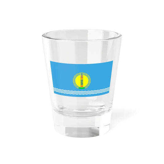 Mn flag khövsgöl aimag 2014 (Mongolia) Shot Glass 1.5oz 1.5oz - Go Mug Yourself