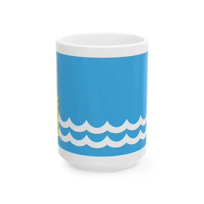 Mn flag selenge aimag 1999 (Mongolia) White Coffee Mug 15oz - Go Mug Yourself