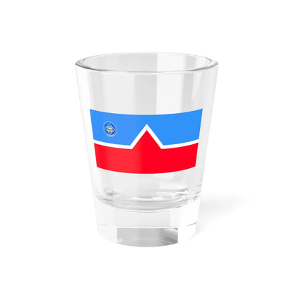 Mn flag zavkhan aimag (Mongolia) Shot Glass 1.5oz 1.5oz - Go Mug Yourself
