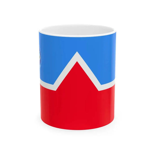 Mn flag zavkhan aimag (Mongolia) White Coffee Mug 11oz - Go Mug Yourself