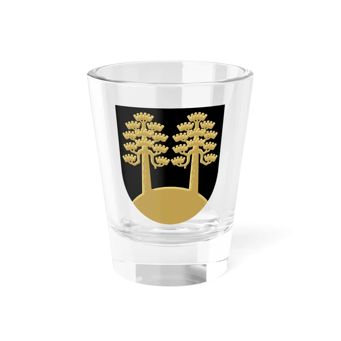 Mäntyharju.vaakuna (Finland) (Coat of Arms) Shot Glass 1.5oz 1.5oz - Go Mug Yourself