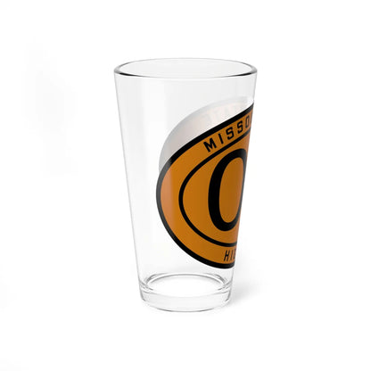 MO-00 1920 template (Missouri) (Road Sign) Pint Glass 16oz - Go Mug Yourself