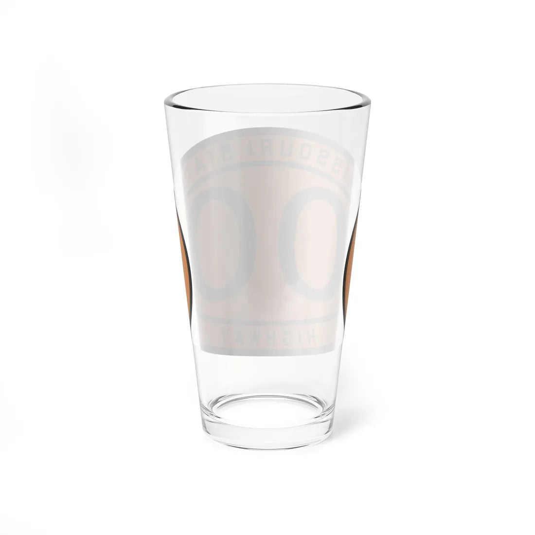 MO-00 1920 template (Missouri) (Road Sign) Pint Glass 16oz - Go Mug Yourself