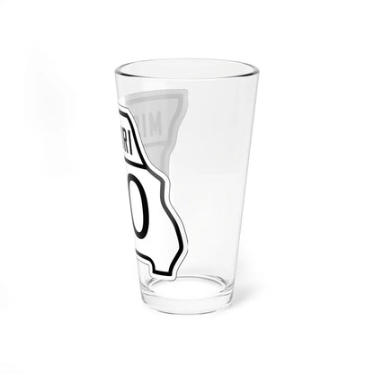 MO-00 1926 template (Missouri) (Road Sign) Pint Glass 16oz - Go Mug Yourself