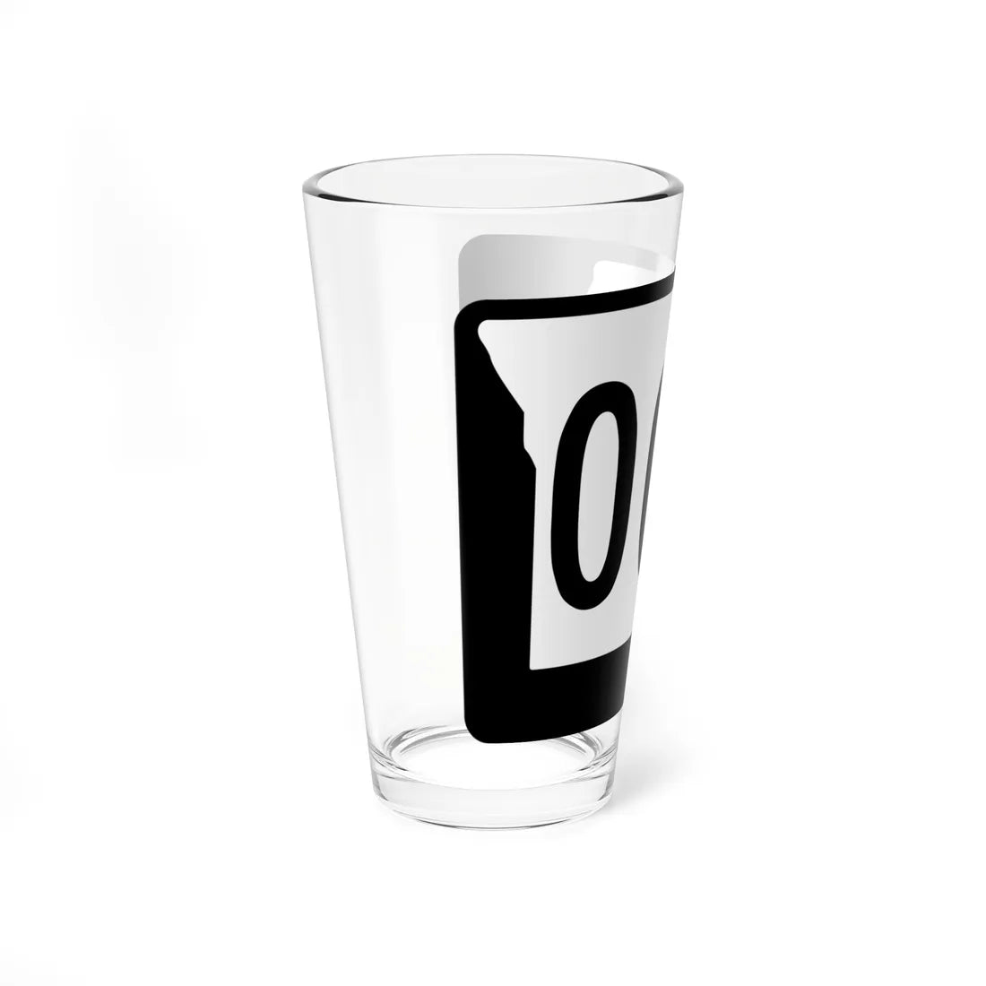 MO-000 template (Missouri) (Road Sign) Pint Glass 16oz - Go Mug Yourself