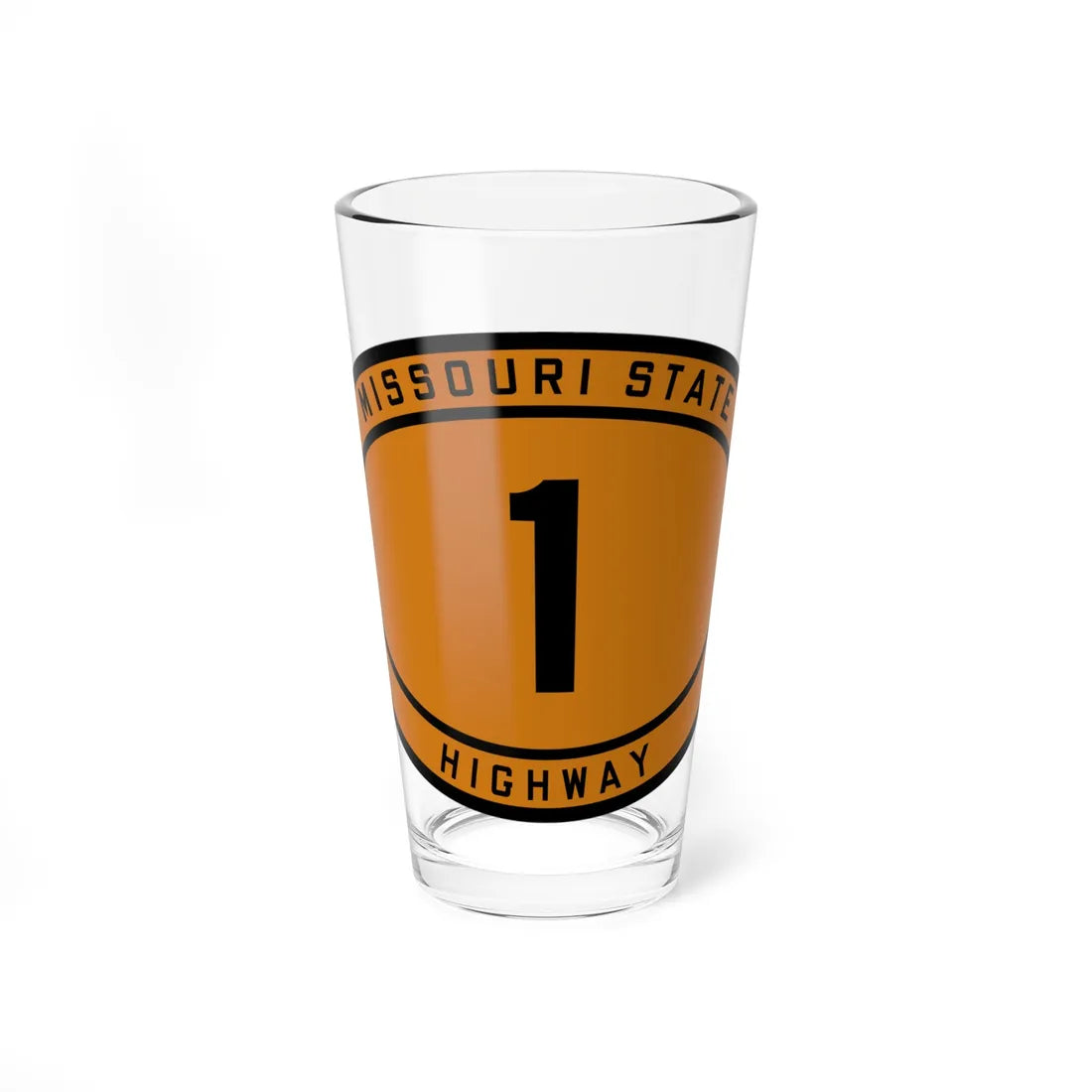MO-1 1920 (Missouri) (Road Sign) Pint Glass 16oz 16oz - Go Mug Yourself