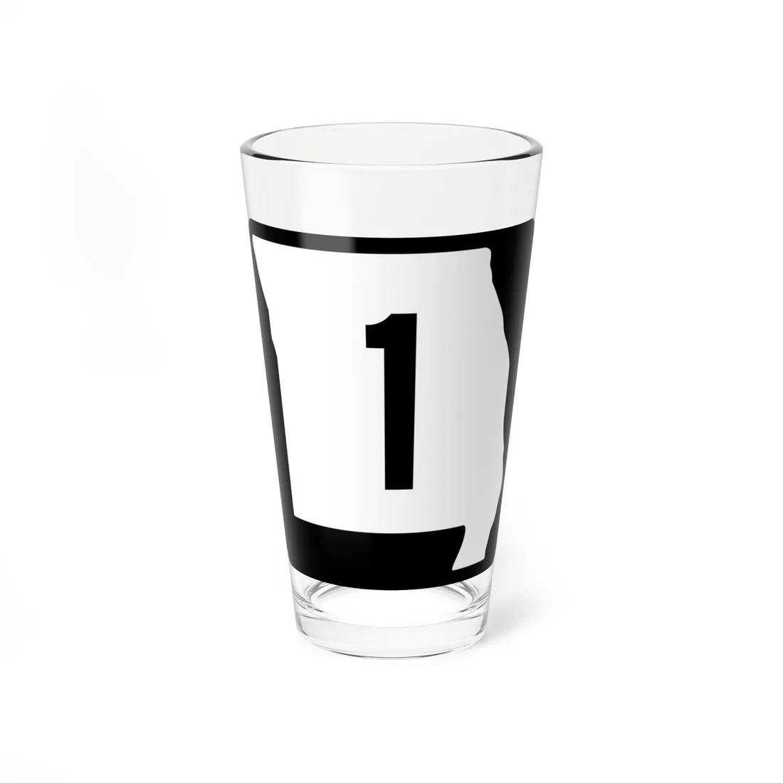 MO-1 (Missouri) (Road Sign) Pint Glass 16oz 16oz - Go Mug Yourself