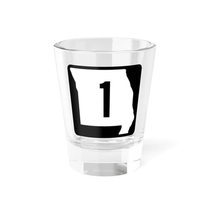 MO-1 (Missouri) (Road Sign) Shot Glass 1.5oz 1.5oz - Go Mug Yourself