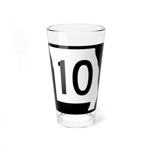 MO-10 (Missouri) (Road Sign) Pint Glass 16oz 16oz - Go Mug Yourself