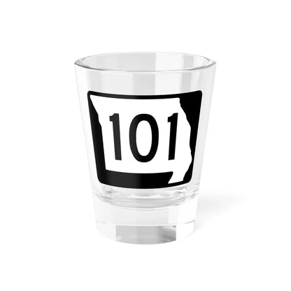 MO-101 (Missouri) (Road Sign) Shot Glass 1.5oz 1.5oz - Go Mug Yourself