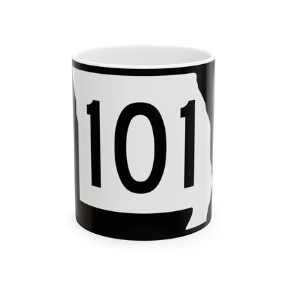 MO-101 (Missouri) (Road Sign) White Coffee Mug 11oz - Go Mug Yourself