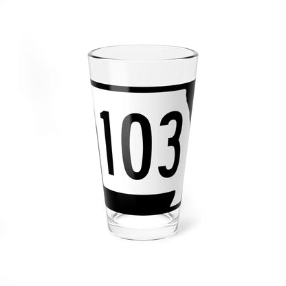 MO-103 (Missouri) (Road Sign) Pint Glass 16oz 16oz - Go Mug Yourself