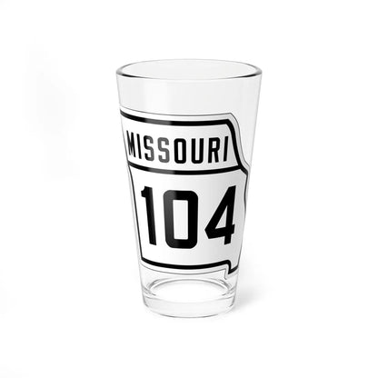 MO-104 1926 (Missouri) (Road Sign) Pint Glass 16oz 16oz - Go Mug Yourself