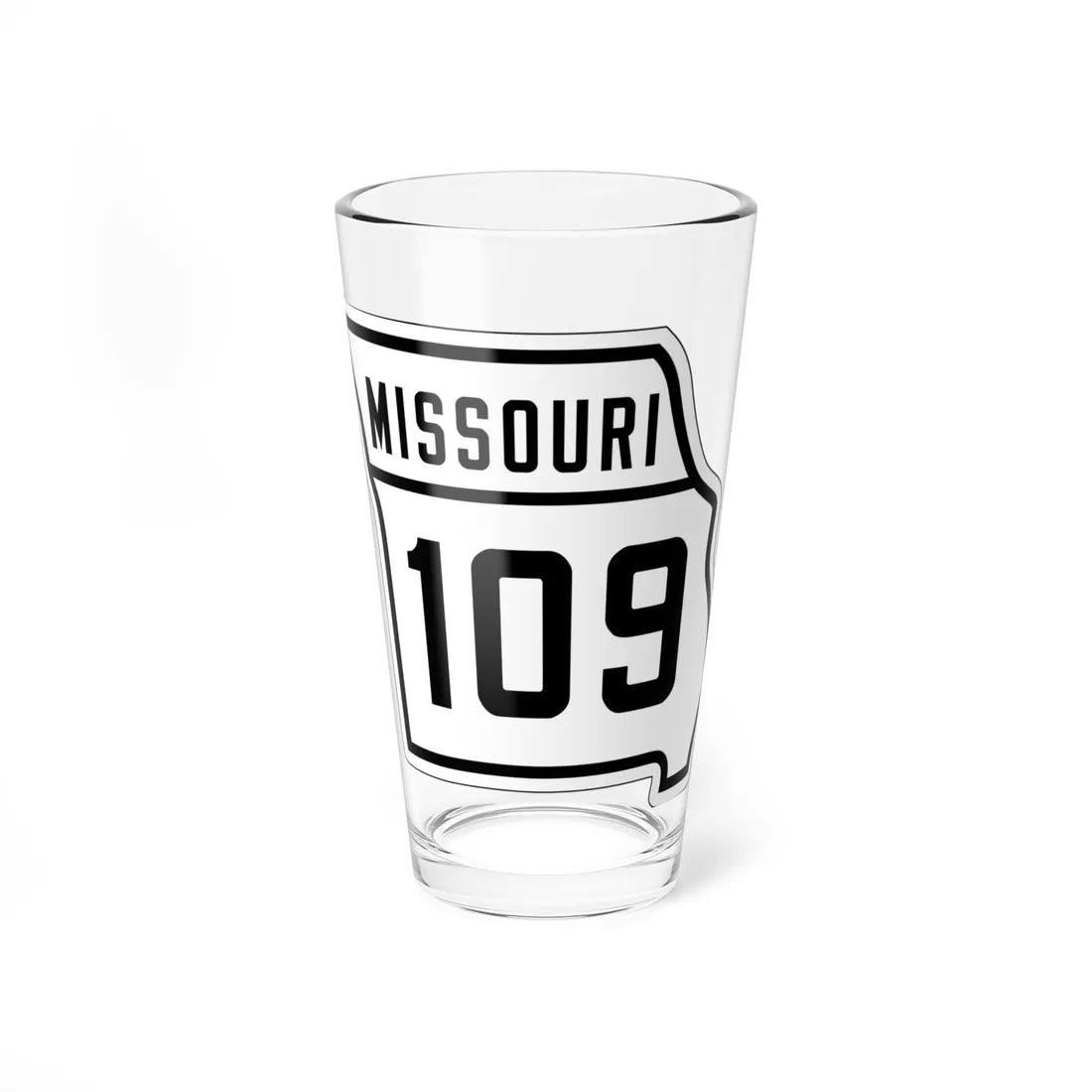 MO-109 1926 (Missouri) (Road Sign) Pint Glass 16oz 16oz - Go Mug Yourself
