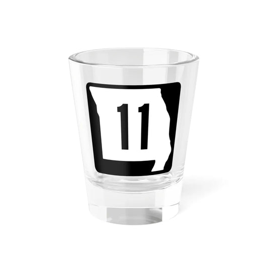 MO-11 (Missouri) (Road Sign) Shot Glass 1.5oz 1.5oz - Go Mug Yourself