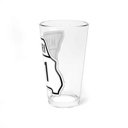 MO-111 1926 (Missouri) (Road Sign) Pint Glass 16oz - Go Mug Yourself