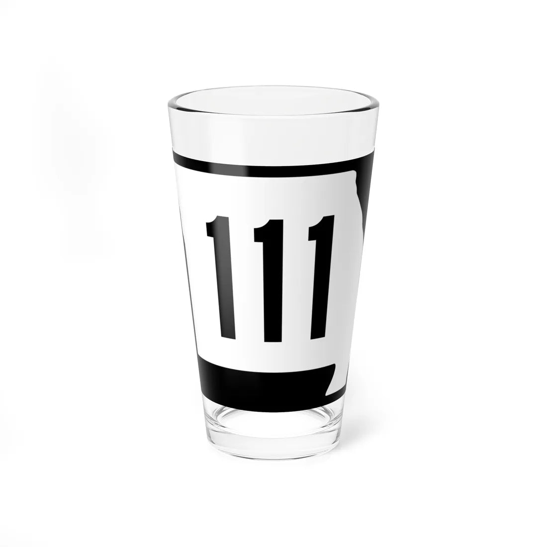 MO-111 (Missouri) (Road Sign) Pint Glass 16oz 16oz - Go Mug Yourself