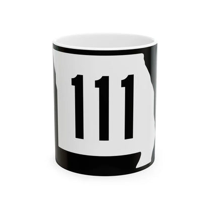 MO-111 (Missouri) (Road Sign) White Coffee Mug 11oz - Go Mug Yourself