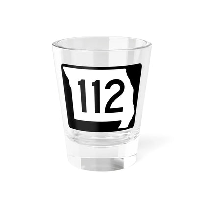 MO-112 (Missouri) (Road Sign) Shot Glass 1.5oz 1.5oz - Go Mug Yourself