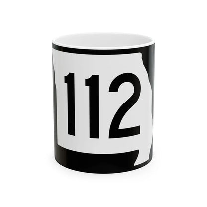 MO-112 (Missouri) (Road Sign) White Coffee Mug 11oz - Go Mug Yourself