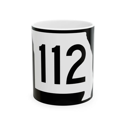 MO-112 (Missouri) (Road Sign) White Coffee Mug 11oz - Go Mug Yourself