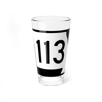 MO-113 (Missouri) (Road Sign) Pint Glass 16oz - Go Mug Yourself