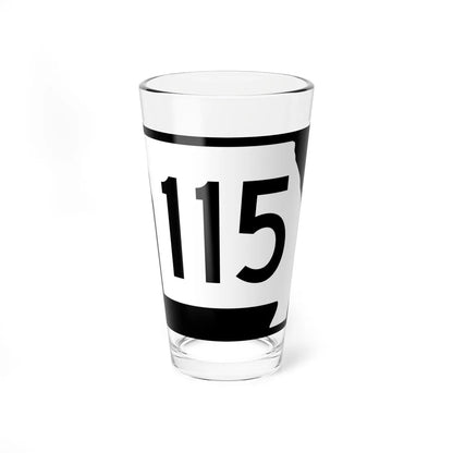 MO-115 (Missouri) (Road Sign) Pint Glass 16oz 16oz - Go Mug Yourself