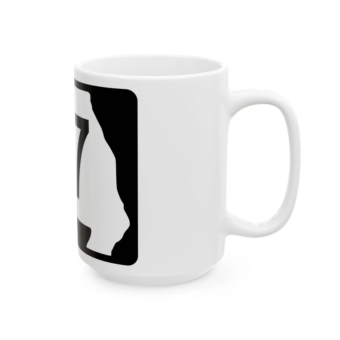 MO-117 (Missouri) (Road Sign) White Coffee Mug - Go Mug Yourself