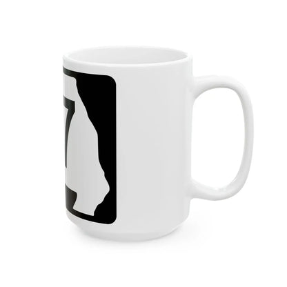 MO-117 (Missouri) (Road Sign) White Coffee Mug - Go Mug Yourself